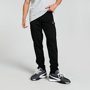 Overlay Men's Slim Fit Track Pants, PUMA Black-Cool Dark Gray, extralarge-IND