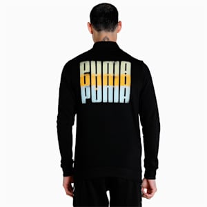 Summer Squeeze Men's Slim Fit Jacket, Puma Black, extralarge-IND