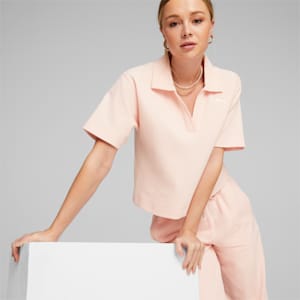 HER Women's Polo, Rose Dust