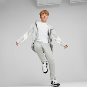 Evostripe Pants Youth, Light Gray Heather