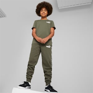 Essentials Tape Camo Tee Youth, Green Moss, extralarge-GBR