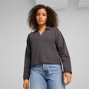 PUMA POWER BETTER Women's T-Shirt, Flat Dark Gray