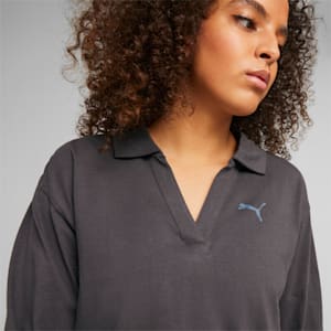PUMA POWER BETTER Women's Relaxed Fit T-Shirt, Flat Dark Gray, extralarge-IND