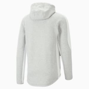 EVOSTRIPE Hoodie Men, Light Gray Heather