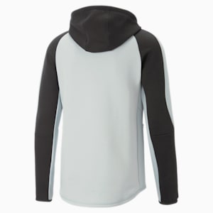 EVOSTRIPE Full-Zip Men's Hoodie, PUMA Black-platinum grey