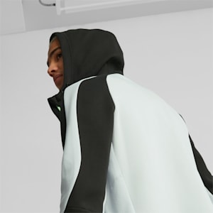EVOSTRIPE Full-Zip Hoodie Men, PUMA Black-platinum grey