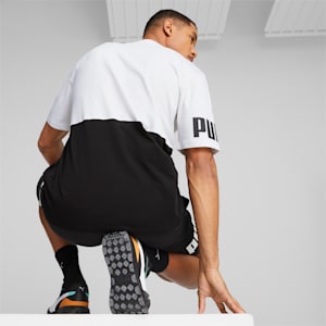 PUMA POWER Colourblock Tee Men, PUMA White, extralarge-GBR