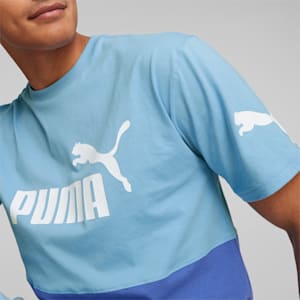 PUMA POWER Colorblock Men's Tee, Day Dream