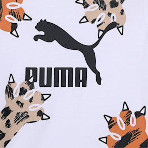 CLASSICS PUMA MATES Kids' Regular Fit T-Shirt, PUMA White, extralarge-IND