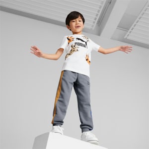 CLASSICS PUMA MATES Kids' Regular Fit T-Shirt, PUMA White, extralarge-IND