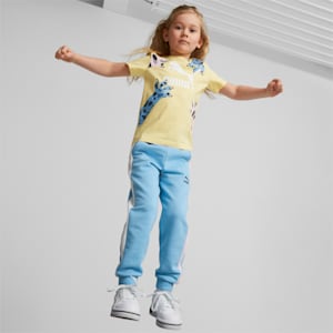 CLASSICS PUMA MATES Kids' Regular Fit T-Shirt, Light Straw, extralarge-IND
