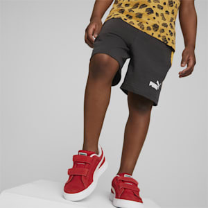 PUMA Mates Kids' Regular Fit Shorts, PUMA Black, extralarge-IND