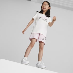 PUMA Mates Kids' Regular Fit Shorts, Pearl Pink, extralarge-IND