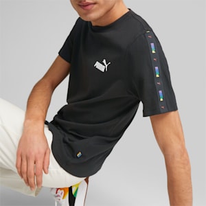 Camiseta Essentials Tape Love Is Love para hombre, PUMA Black, extralarge