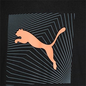 PUMA Logo Men's Slim Fit T-Shirt, Puma Black, extralarge-IND