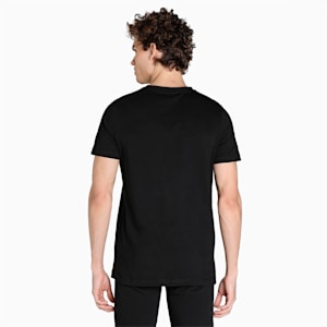 Logo Men's Slim Fit T-Shirt, Puma Black, extralarge-IND