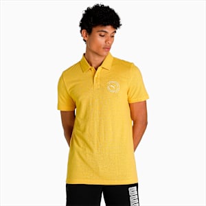Graphic Men's Slim Fit Polo, Bamboo, extralarge-IND