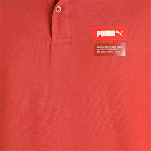Original SW Graphic Men's Slim Fit Polo, Chili Oil, extralarge-IND