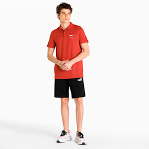 Original SW Graphic Men's Slim Fit Polo, Chili Oil, extralarge-IND