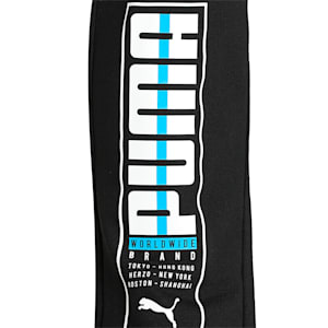 Worldwide Graphic Slim Fit Pants, Puma Black, extralarge-IND
