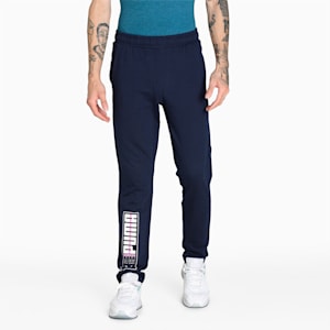 Worldwide Graphic Slim Fit Pants, Peacoat, extralarge-IND