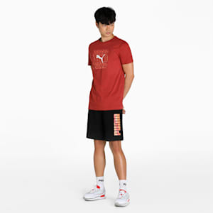 Graphic Men's Shorts, Puma Black, extralarge-IND