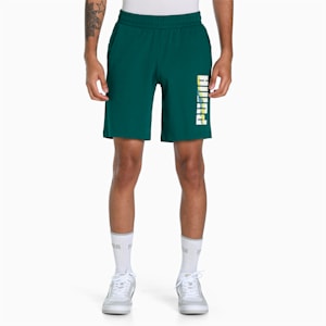 Graphic Men's Shorts, Varsity Green, extralarge-IND