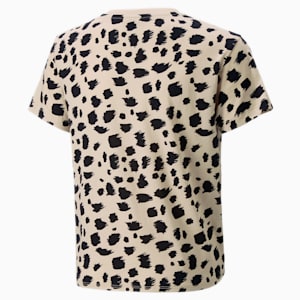 Essentials+ Animal Printed Knotted Tee Youth, Granola