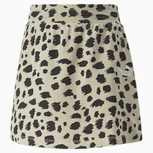 Essentials+ Animal All Over Print Girls Skirt, Granola, extralarge-IND