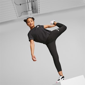 PUMA Power Tape Tee Youth, PUMA Black