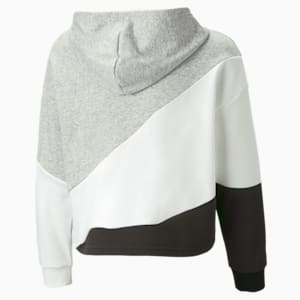 Power Cat Big Kids' Hoodie, Light Gray Heather