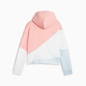 Power Cat Girls' Hoodie, Icy Blue, extralarge