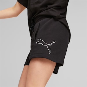 PUMA POWER High-Waist Shorts Youth, PUMA Black, extralarge-GBR