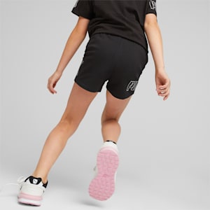 PUMA POWER High-Waist Shorts Youth, PUMA Black, extralarge-GBR