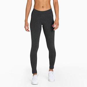 Swipe Graphic Logo Women's Tights, Dark Gray Heather, extralarge-IND