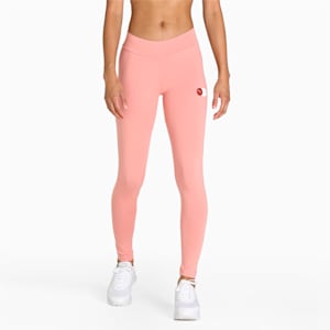 Swipe Graphic Logo Women's Tights, Rosette, extralarge-IND