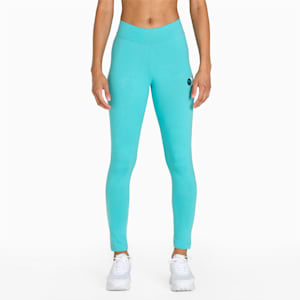 Swipe Graphic Logo Women's Tights, Porcelain, extralarge-IND
