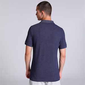 PUMA x one8 Men's Heather Slim Fit Polo, PUMA Navy, extralarge-IND