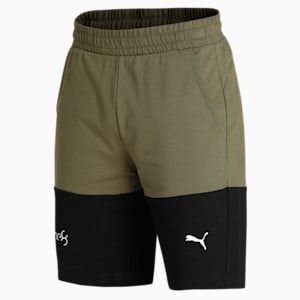 PUMA x one8 Men's Shorts, Dark Green Moss, extralarge-IND