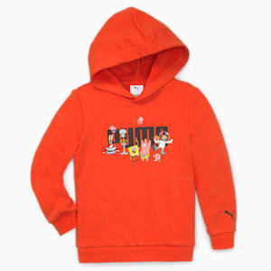 PUMA x SPONGEBOB Kids' Regular Fit Hoodie, Warm Earth, extralarge-IND