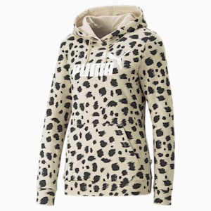 Essentials+ Animal Hoodie Women, Granola