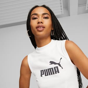 Essentials Slim Logo Tank Top Women, PUMA White, extralarge-GBR