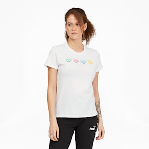 Conversation Hearts Women's Tee, PUMA White