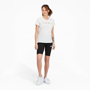 Conversation Hearts Women's Tee, PUMA White
