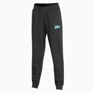 Graphic Logo Women's Pants, Grape Wine