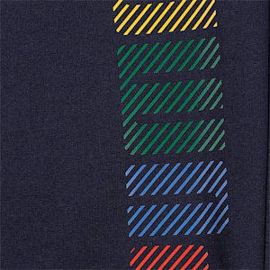 PUMA Multicolor Graphic Youth Pants, Peacoat