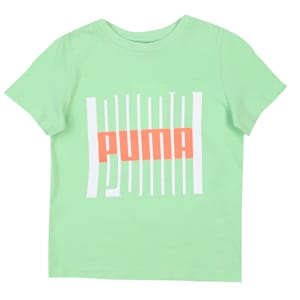 3 Logo Graphic Youth Regular Fit T-Shirt, Paradise Green, extralarge-IND