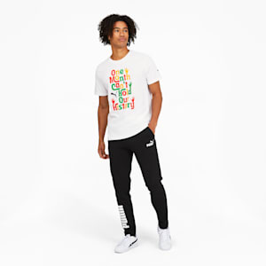 Our History Block Men's Graphic Tee, Puma White