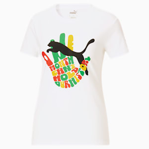 Our History Hand Women's Graphic Tee, Puma White