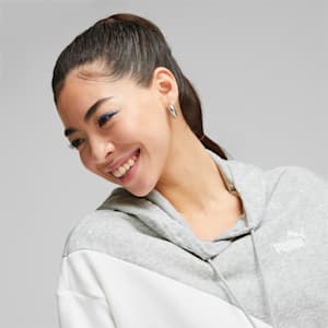 PUMA POWER Cat Women's Hoodie, Light Gray Heather